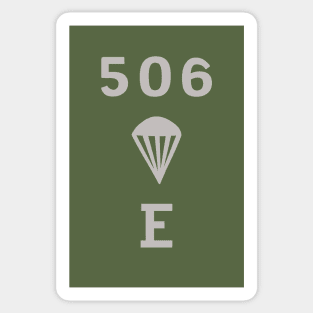 WW2 506 pir Easy Company Flag Sticker